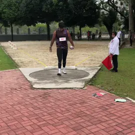 很好的技术#铅球训练 #旋转铅球 #2020好运