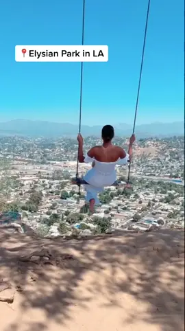 Would you swing on this swing?👀 #foryou #fy #fyp #foryoupage #foryourpage #foryoupagechallenge #viral #crazy #losangeles #secret #swing #LifeHack