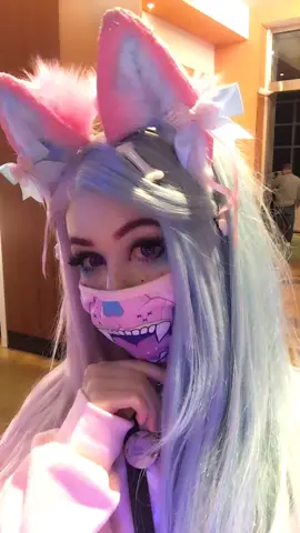 In my pastel wolf look at KatsuCon! Look out for us! #katsucon2020