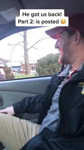 We thought it was funny until he pulled us over after. Go check video #2! #cop #publicpranks #pranks #copsoftiktok #liveprank #funnycop #challenge #fy