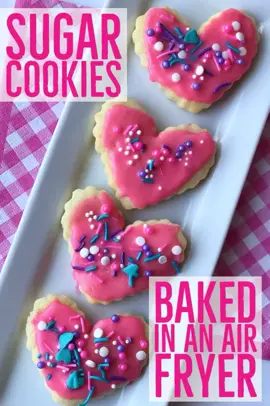 Did you know you can make cookies in the air fryer? https://www.asparkleofgenius.com/how-to-make-cookies-in-the-air-fryer/ #airfryerrecipe #airfryer