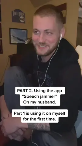 part one is the video before this! The app “speech jammer” is funnnnyyy #speechjammer
