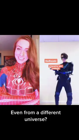 #duet with @koyotecosplay this video was just too cute #redheadcosplay #fyp #maryjanecosplay #mj #robin #nightwing #dc #MakeTheLeap