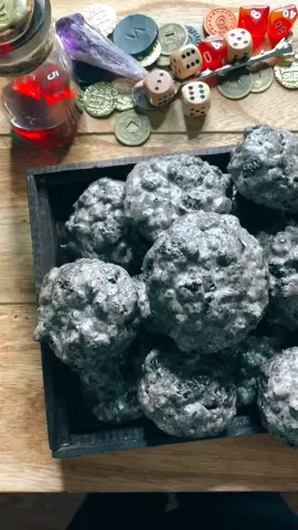 Made of neither Nightmares nor Potatoes, these are #Quincys magical snacks made for rogues. #quincystavern #dnd #oreos #EasyRecipe #snack #cookies #oc