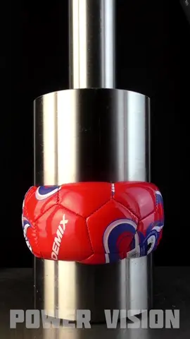 Did you see? #hydraulicpress #ball #experiment #crushing