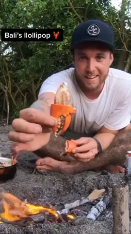 Yummy !! #campingfood #bali #tiktokbali #balifood #campfirecooking #crabfood #firecooking