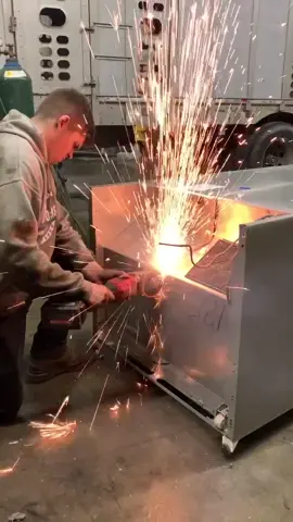 We cut our fridge in half for tiktok