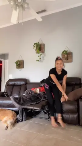 Annoying my bf pt.2//Peep me tripping over his dog🥺😂 @itsdamiank