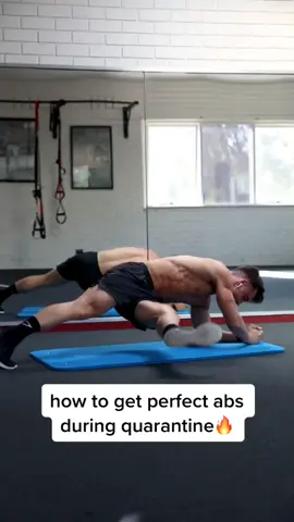 Quarantine abs workout🔥 #happyathome #fyp