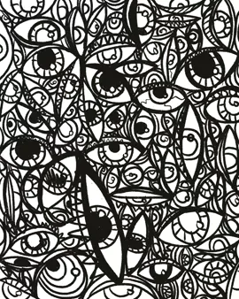 When I see u 👁 #boredathome #foryoupage #fyp #artist #artistlife #art #visualasmr #lineart #eyes #tiktokartist #visualart #satisfying #cool #viral
