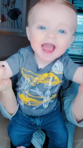 That smile and those crystal blue eyes 💙💙💙 #happyathome #MoodBoost #fyp #babyblues