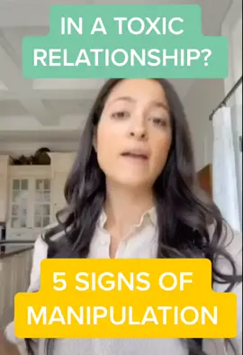 Are you in a toxic relationship? 🤔5 signs of manipulation from friends, a partner or a family member! #fyp #foryoupage #viral #foryou #onlineclass