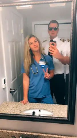 Who’s getting COVID first? #Nurse #Pilot #PilotWife #fyp #foryourpage #quarantine #corona
