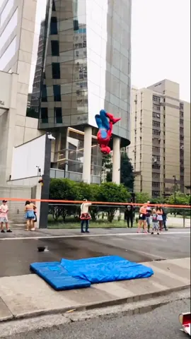 #fyp #spiderman #beckflip #tiktok #slackline