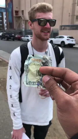 This is still my favorite prank. @jaylyn_diggyderk @isaacmashman #money #moneyprank #epicfail #fail #prank #socialexperiment #fyp #foryou
