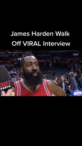CEO of interview walk offs #jamesharden #NBA #rockets #basketball #fyp #foryoupage #PlayByPlay