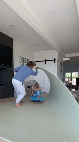 Nothing is stopping the Nicol family from getting pitted! 🌊 #homebreakchallenge #fyp #foryou #surfing #wsl #MoodBoost #boredathome