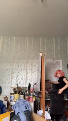 Here’s two paintings I’ve been working on, a self portrait n harry styles (harry needs a lot more work so excuse that)