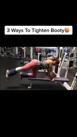 Booty Lifter 🍑 Try these 3 using ankle weights #booty #glutesworkout #Fitness #gym #legsworkout