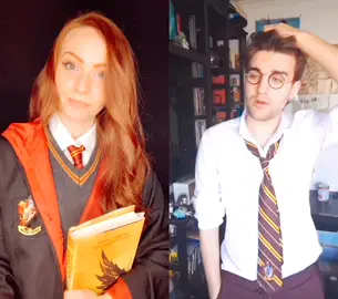 #duet with @actinganimagus Lily getting James to apologize for pulling a prank at school .... #harrypotter #jamespotter #lilypotter #fyp