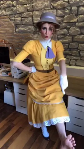 And Daddy! They took my boots! #janeporter #janeportercosplay #tarzan #disney #disneycosplay #yellowdress #cosplayer #handmaid #sewing