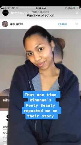 One day, @fentybeauty will sponsor me 🥺💛(btw, I changed my IG to @gigigayle) #fentybeauty #makeup #beauty #beautyguru #blogger #boredathome #rihanna