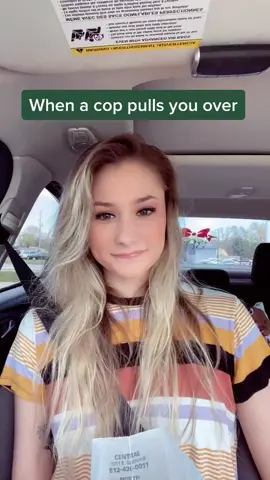 Fun fact, I’ve only been pulled over once, and I bawled my eyes out. 😂