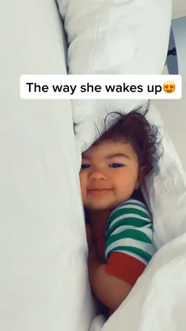Always with a smile on her face❤️ #Abella #canfam #canfamily #baby #babysleep #wakeup #wakingup #goodmorning #babysleeping #smile #fyp