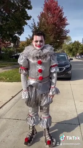 Pennywise is back #petlife #pennywise #transformation #bestfandom #workdistractions #siblingcheck #scary #fyp #makeuptutorial #makeup #viral #trending