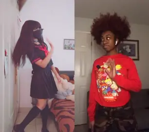 Been wanting to do this#duet with @kiri.jaz @kiri.jaz--she inspires me so much 🥺#fyp #foryоu #foryoupage #weeb #anime #dance #animedance