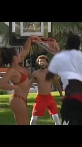 Idk if this will post or not bc of my 👙 but ball is life, gotta be ready to play wherever, whenever. That’s why I always got a hoop with me. 🤷‍♀️😂