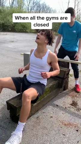 Quarantined at its finest #fyp #workout #DIY