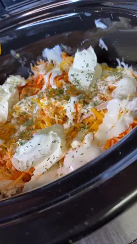 Part 1: Easy Buffalo Chicken Dip Crack Pot recipe ❤️ #voiceover #fyp #cookingwithtati #xyzbca #fyp #progamer