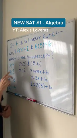 I’m doing new SAT Videos Everydayyy!!! I miss doing these videos so here’s a basic problem the SAT loves to put. #sat #college #democracyprep #algebra