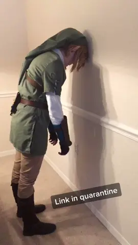 Quarantine got me in a real mood #legendofzelda #thelegendofzelda #link #linkcosplay #lozcosplay #zeldacosplay #legendofzeldacosplay