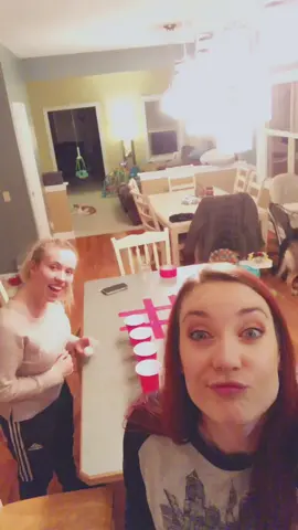 “Pong Flip Toe” 😂... Beer pong, flip cup, tic tac toe #pongflipcuptictactoe