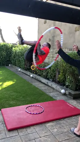This is the craziest thing I’ve ever done 🤯😂🤪 Tag a Hoop 🤸🏼 #gymnastics #challenge #hoop #nailedit #foryou #fyp #trending