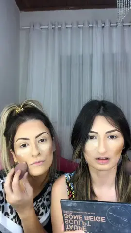 Marque aqui sua amiga que vai fazer esse challenge com você ☺️🤭❤️ #makeup #makeupchallenege #makeupchallenge #maquiagem #irmãs #challengeamigas