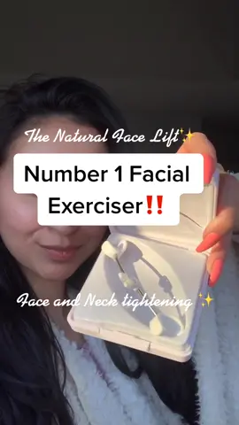 Facial Exerciser?! Get a natural face & neck lift 💕 Amazon link in bio✨ #skincaretips #beautyhacks #beautytips #nobotox #antiaging #facialtreatment