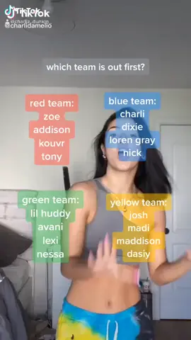 red team is out! who’s out next?🥺💖