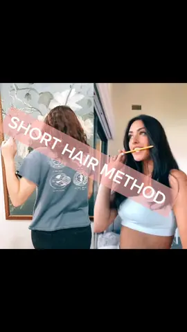 a pencil bun for ya #duet with @n1colekelly #fyp #foryoupage #shorthairdontcare #quarentine #bun