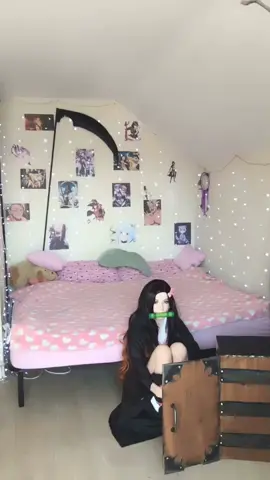 Не забываем подписываться на мой Inst :он прикреплён к ак)))#nezukokamado #demonslayer #demonslayercosplay #nezukocosplay #cosplay