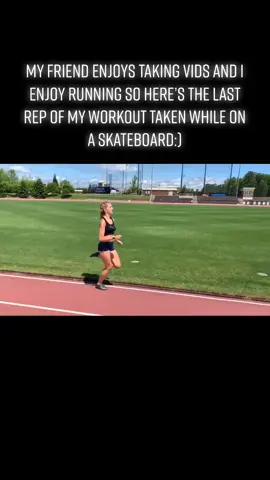 The people in this vid thought I was pulling him on the skateboard 😳 #Running #fyp #track #film #skateboard #uscupstate