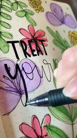 Tried something new🥰 #bulletjournaling #bulletjournalideas #lovequote #doodling #bulletjournelart #fyp #lovesomeone #loveyourself #flowerdoodle
