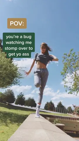 POV: the bug sees my graceful wrath 🦟🐜 #funny #POV #foryou #foryoupage