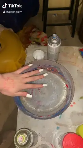 I hydro dipped my girlfriends nails🥰😍 @erikawonderland #fyp #viral