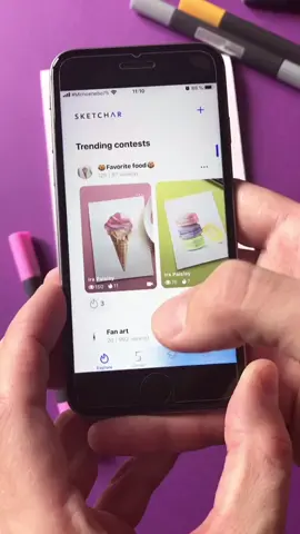 NEW! Share your creativity with the world on #SketchAR  🥳We’ve opened a new section #Explore in our app. Download app on IPhone, iPad and Android.