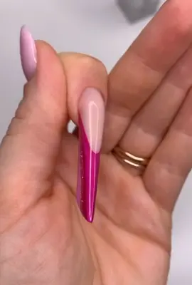 transformation ❤️❤️ #Nails #Nail #Nailart #longnails #mandorlarussa #extremeform #perte