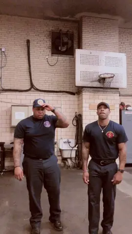 Me and @lovebdave back at it 👩🏾‍🚒🔥🕺🏾 #fyp #firefigther #fun #workfun #dance we litty