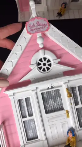 Scratch built Coraline dioramas 💖 #art #diorama #creepy #pinkpalace #fyp #foryou #animation #DIY